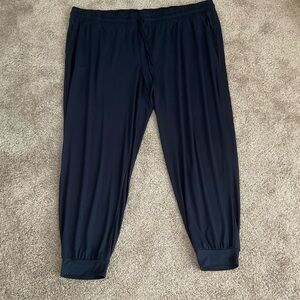 ANYBODY Cozy Knit Luxe Jogger Pant Navy 3X